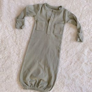 L’oved Baby | Sleep Gown, Sage Green, 0-3M
